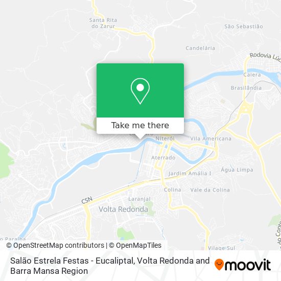 Salão Estrela Festas - Eucaliptal map