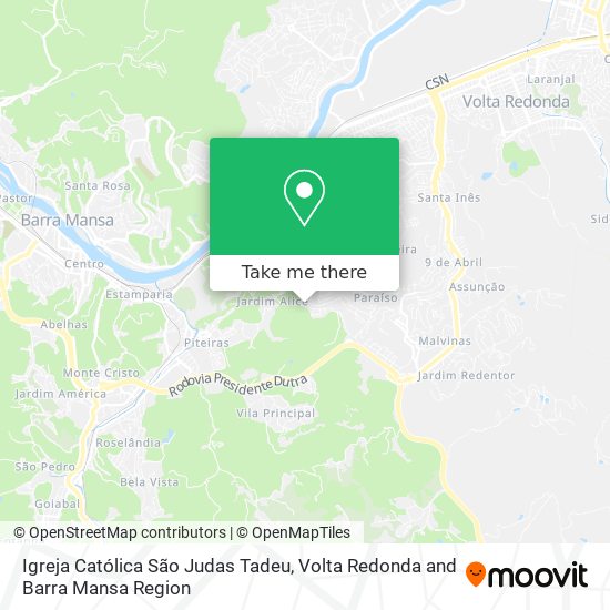 Igreja Católica São Judas Tadeu map