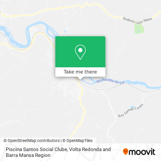 Piscina Santos Social Clube map