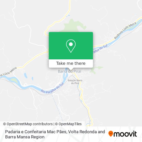Padaria e Confeitaria Mac Pães map