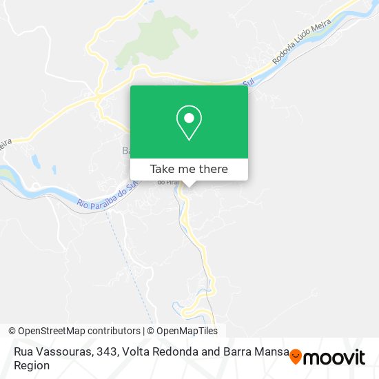 Mapa Rua Vassouras, 343