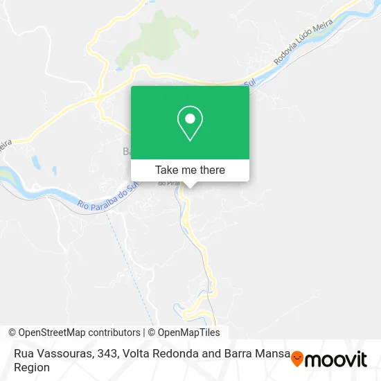 Rua Vassouras, 343 map