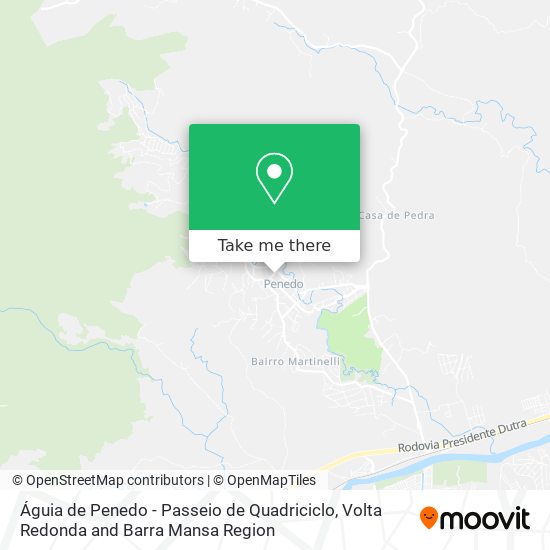 Águia de Penedo - Passeio de Quadriciclo map