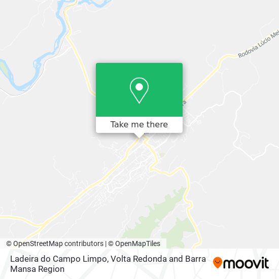 Ladeira do Campo Limpo map