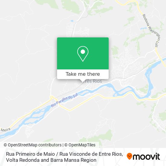 Rua Primeiro de Maio / Rua Visconde de Entre Rios map
