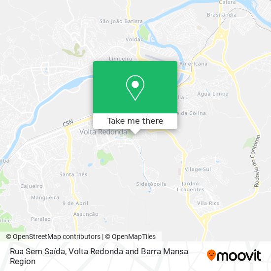Rua Sem Saída map