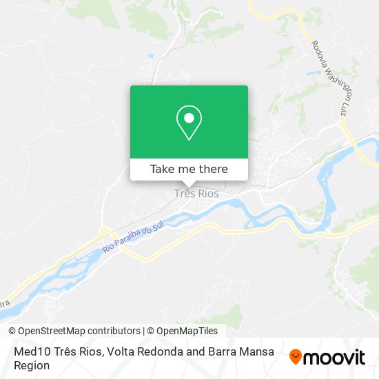 Med10 Três Rios map