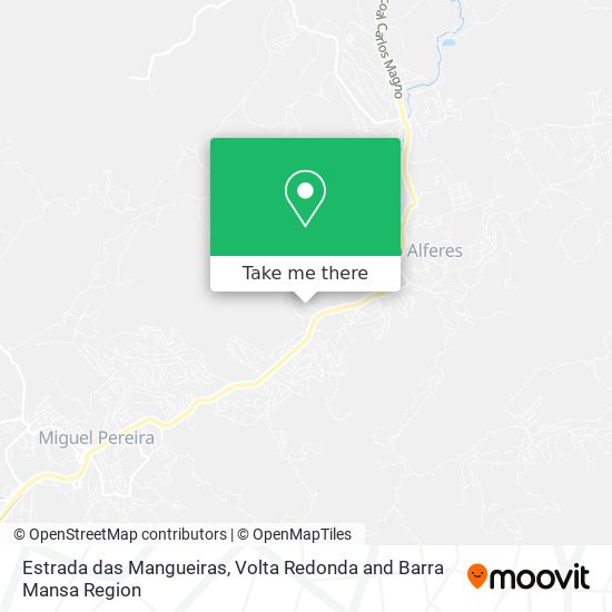Estrada das Mangueiras map