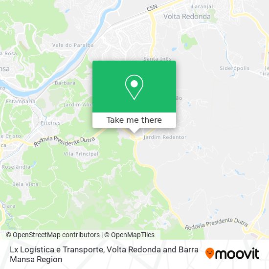 Lx Logística e Transporte map