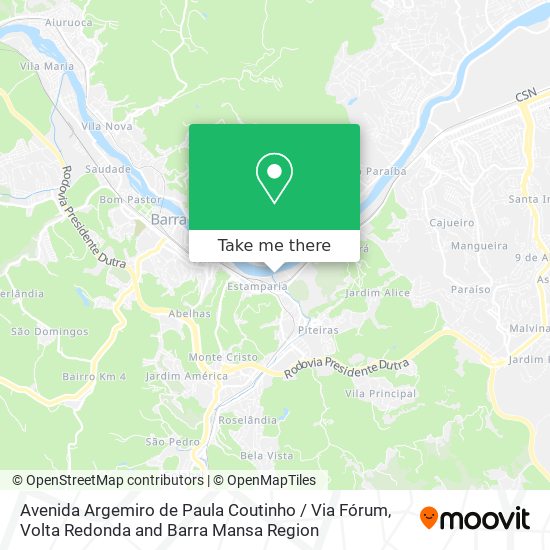 Avenida Argemiro de Paula Coutinho / Via Fórum map