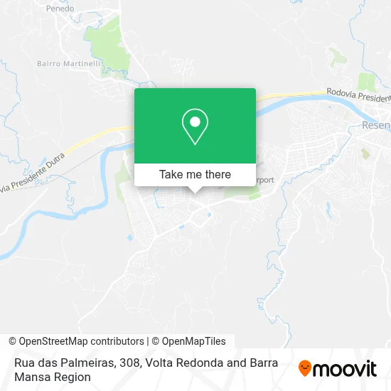 Rua das Palmeiras, 308 map