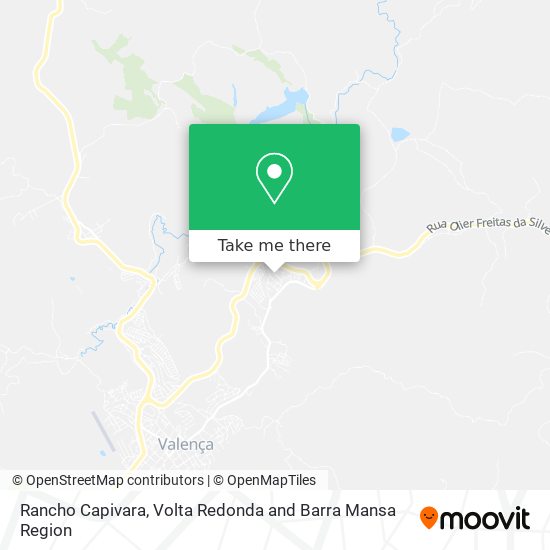 Rancho Capivara map