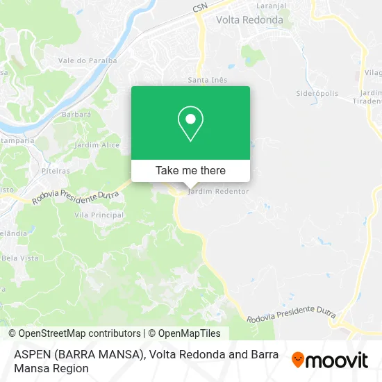 ASPEN (BARRA MANSA) map