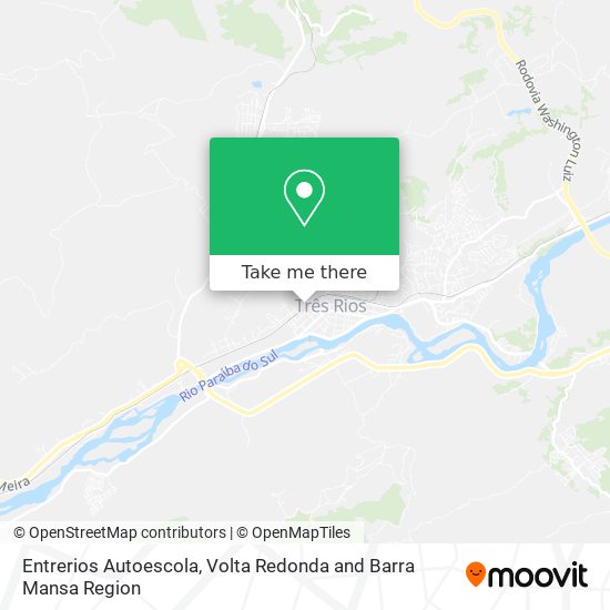Entrerios Autoescola map