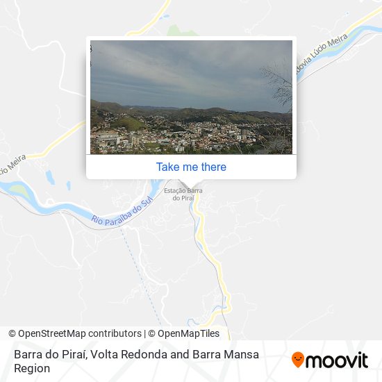 Barra do Piraí map