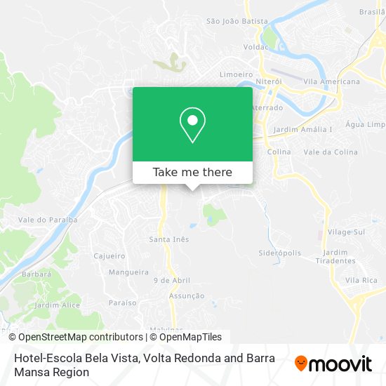 Hotel-Escola Bela Vista map