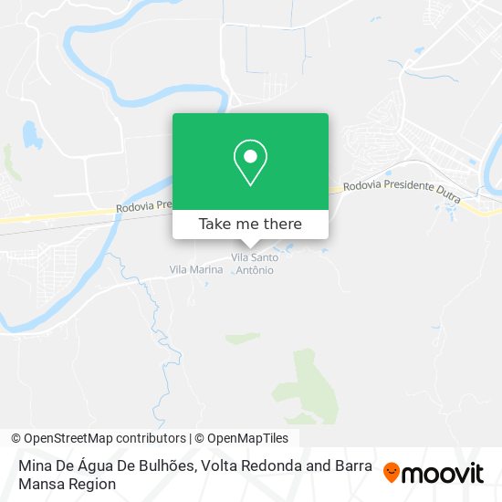 Mina De Água De Bulhões map