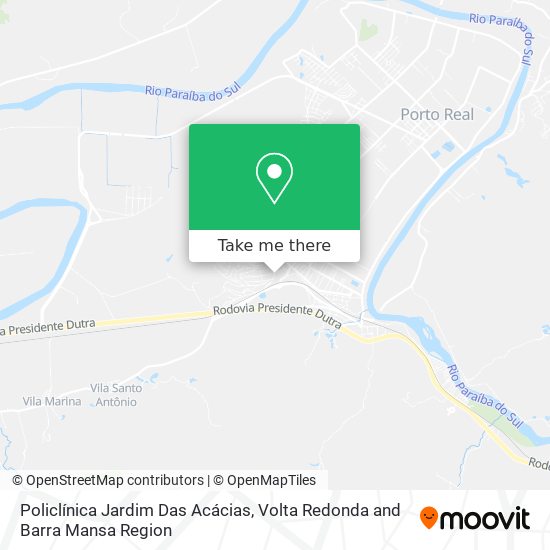 Mapa Policlínica Jardim Das Acácias