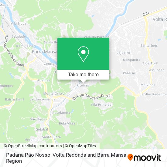 Padaria Pão Nosso map