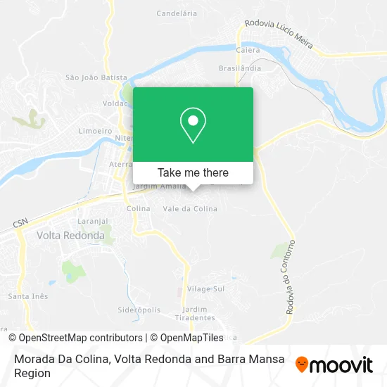 Morada Da Colina map
