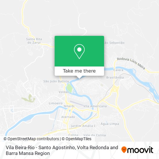 Vila Beira-Rio - Santo Agostinho map