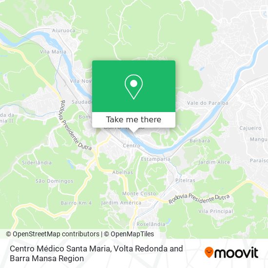 Centro Médico Santa Maria map