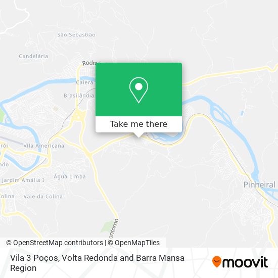 Vila 3 Poços map