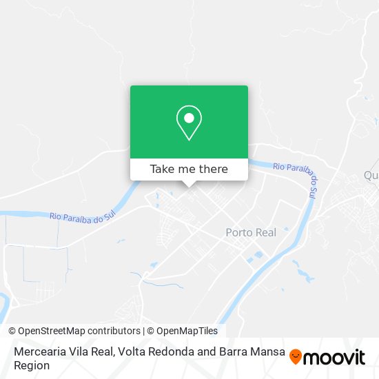 Mercearia Vila Real map