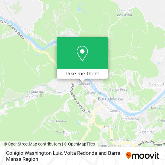 Colégio Washington Luiz map