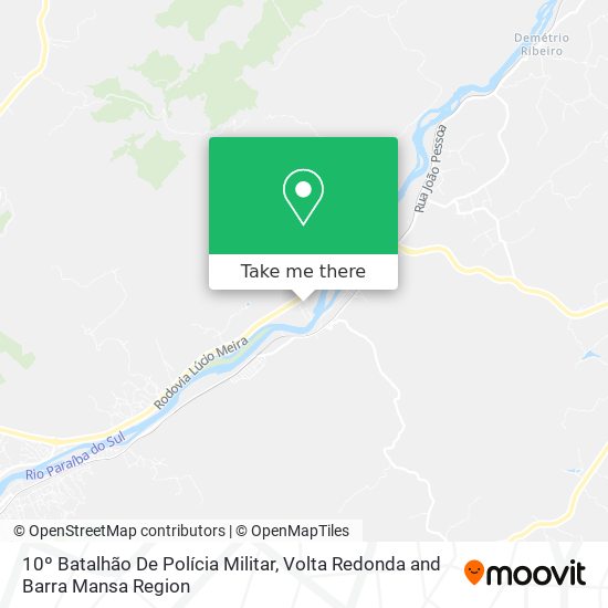 10º Batalhão De Polícia Militar map