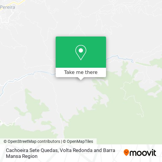 Cachoeira Sete Quedas map