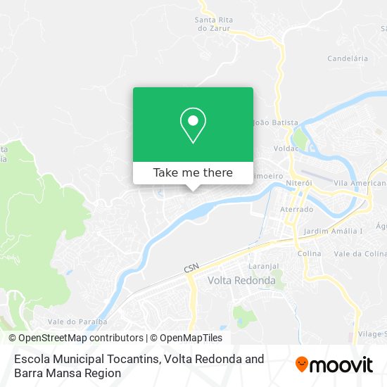 Escola Municipal Tocantins map