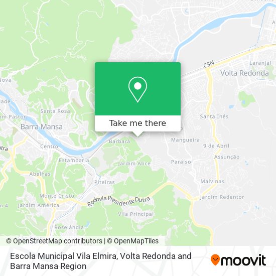 Escola Municipal Vila Elmira map