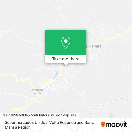 Supermercados Unidos map