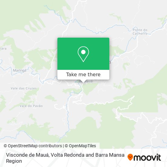 Visconde de Mauá map