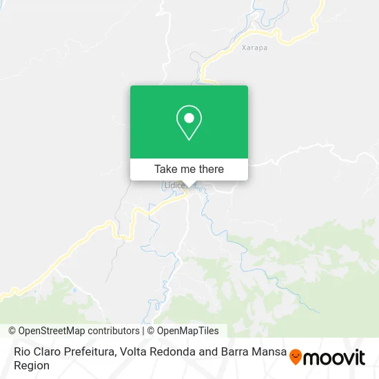 Rio Claro Prefeitura map