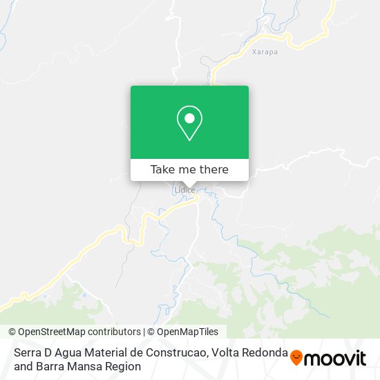 Serra D Agua Material de Construcao map