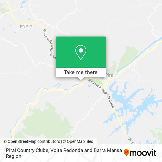 Piraí Country Clube map