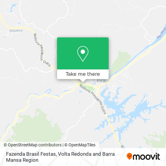 Fazenda Brasil Festas map