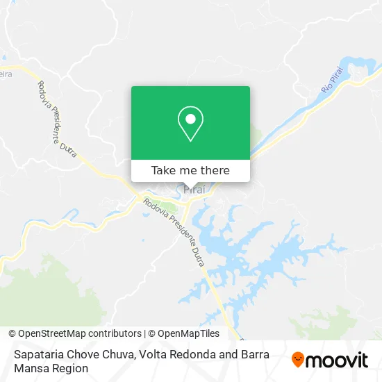 Sapataria Chove Chuva map