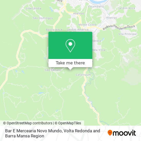 Bar E Mercearia Novo Mundo map
