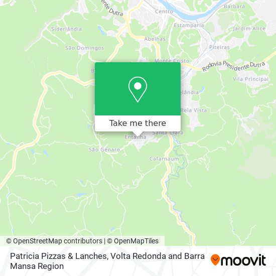 Patricia Pizzas & Lanches map
