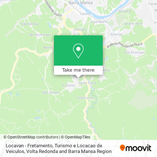 Locavan - Fretamento, Turismo e Locacao de Veiculos map