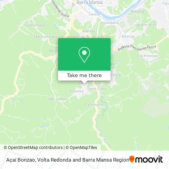 Açaí Bonzao map