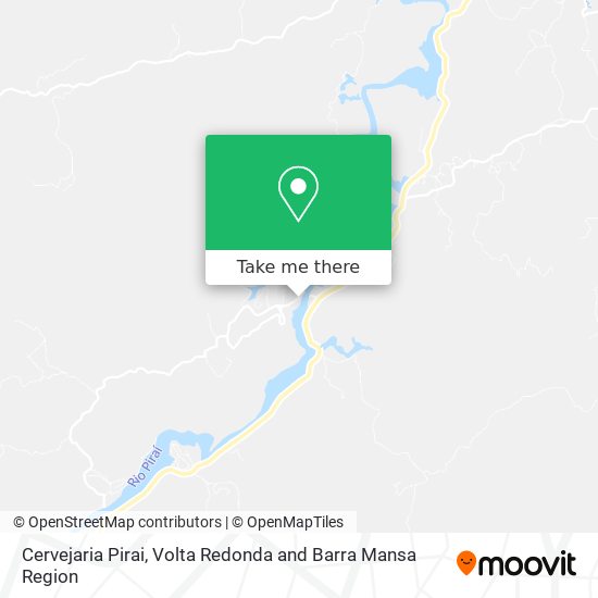 Cervejaria Pirai map