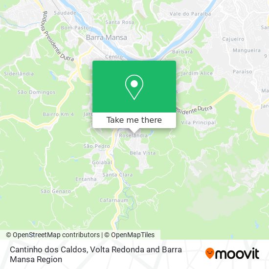 Cantinho dos Caldos map