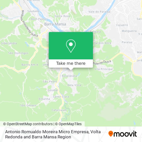 Antonio Romualdo Moreira Micro Empresa map
