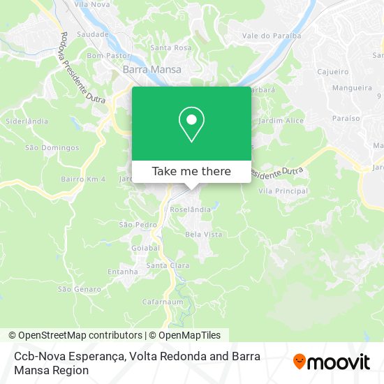 Ccb-Nova Esperança map