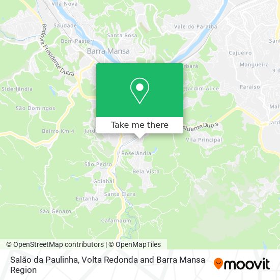 Salão da Paulinha map