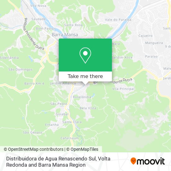 Distribuidora de Agua Renascendo Sul map